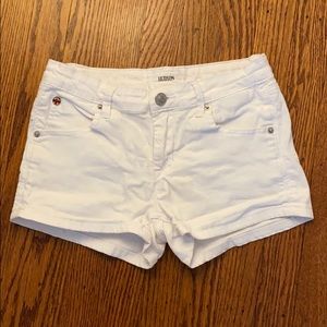 Hudson White Jean Shorts